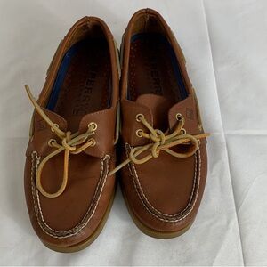 Sperry browntopsider size 10